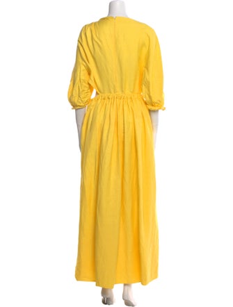 Celine Linen Long Dress
