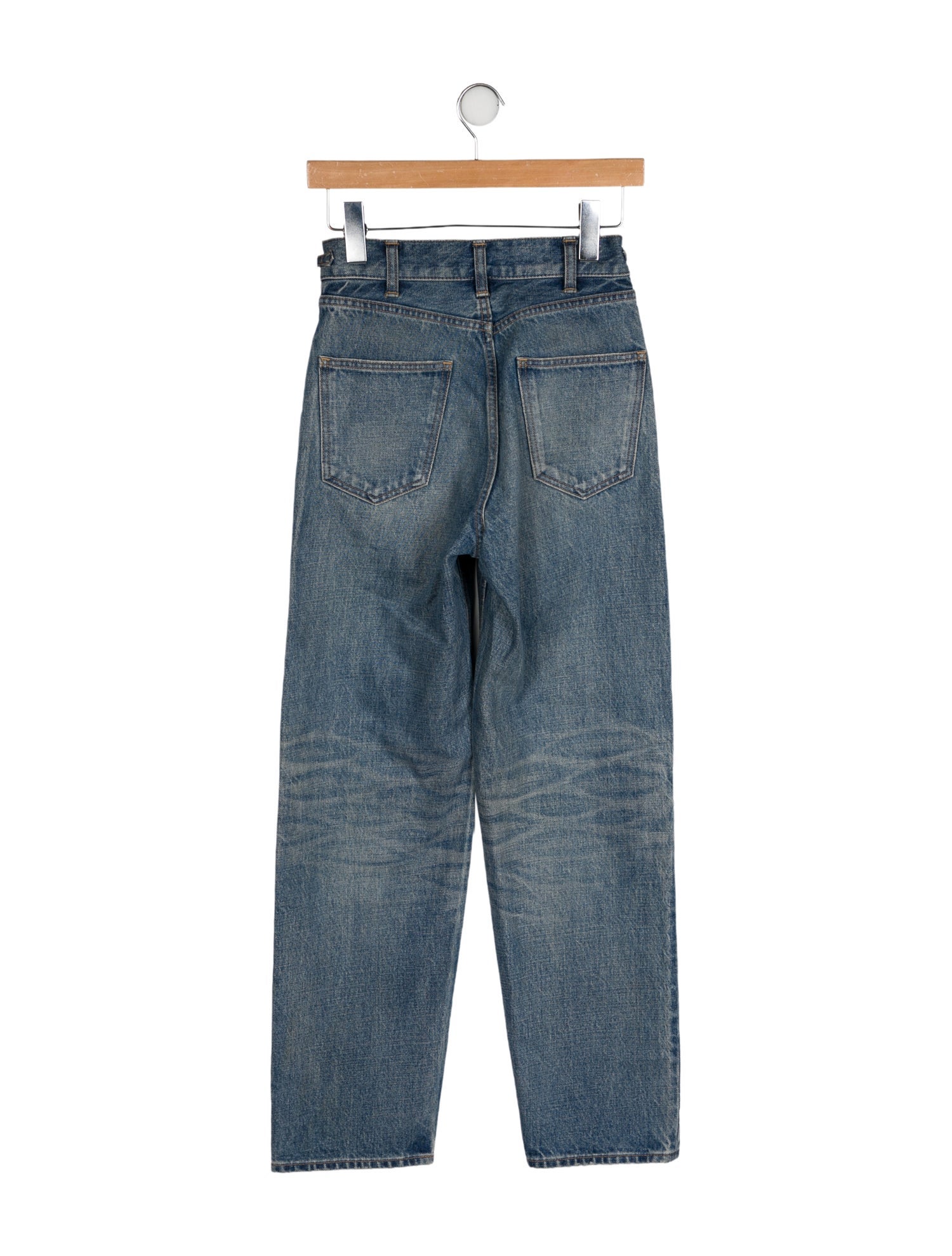 Celine High-Rise Straight Leg Jeans