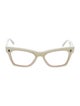 Celine Cat-Eye Clear Sunglasses