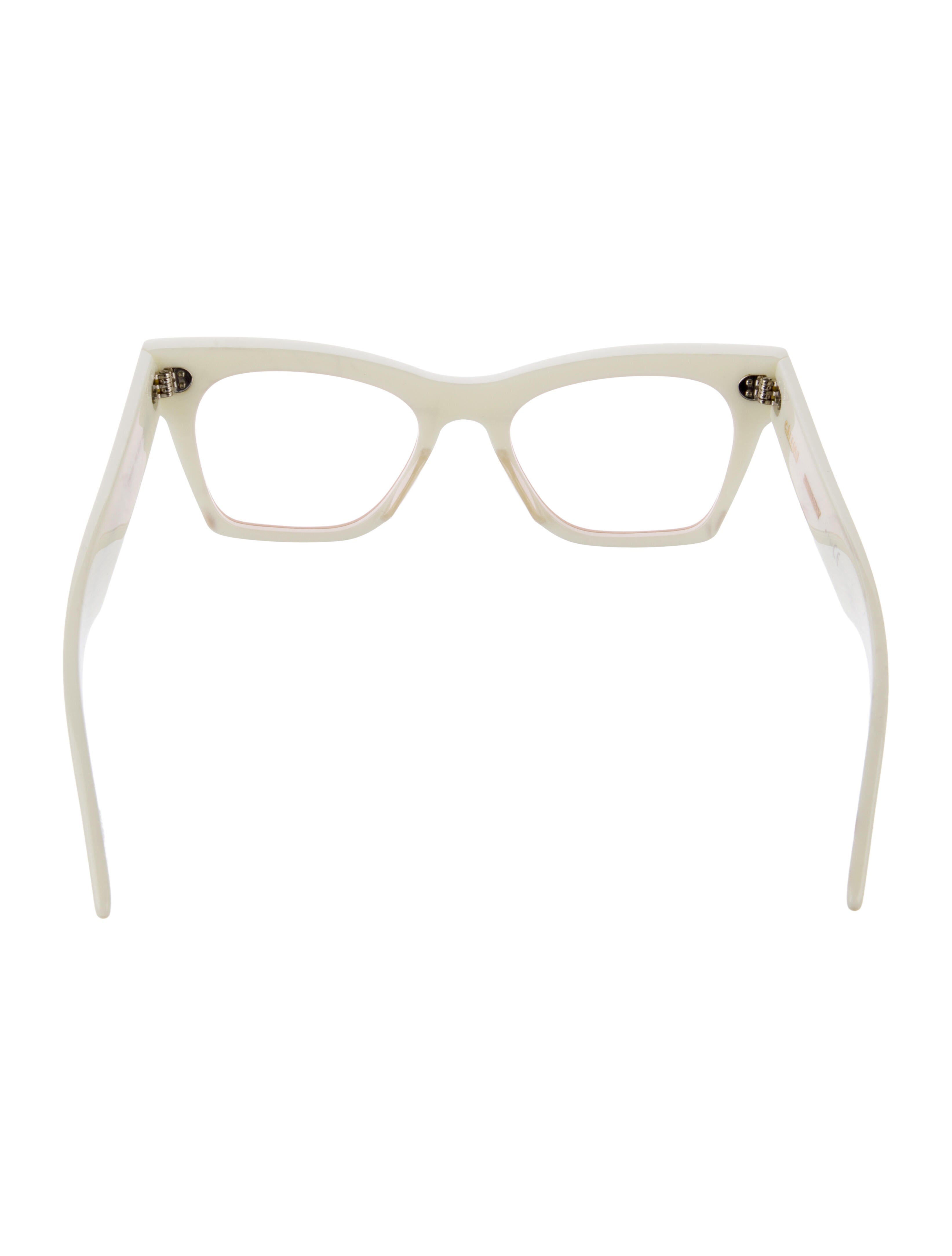 Celine Cat-Eye Clear Sunglasses