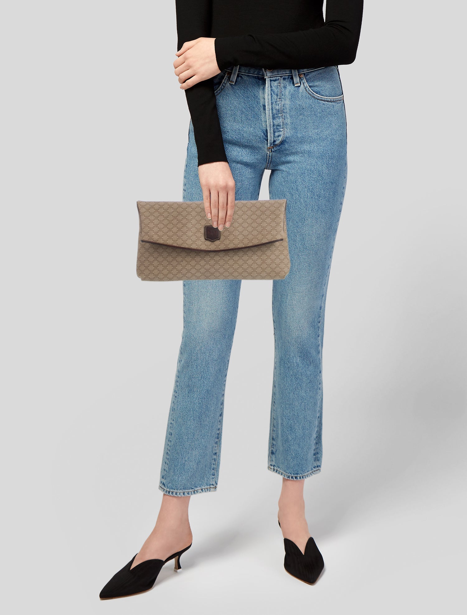 Celine Macadam Clutch Vintage