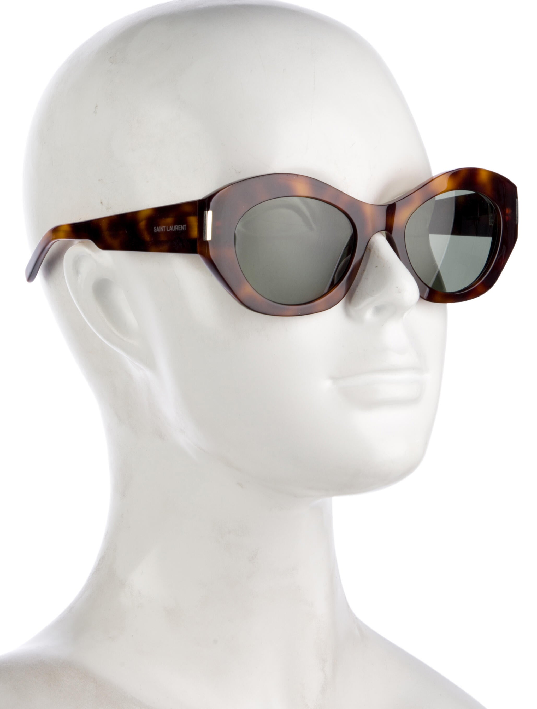 Saint Laurent Signature Logo Square Sunglasses