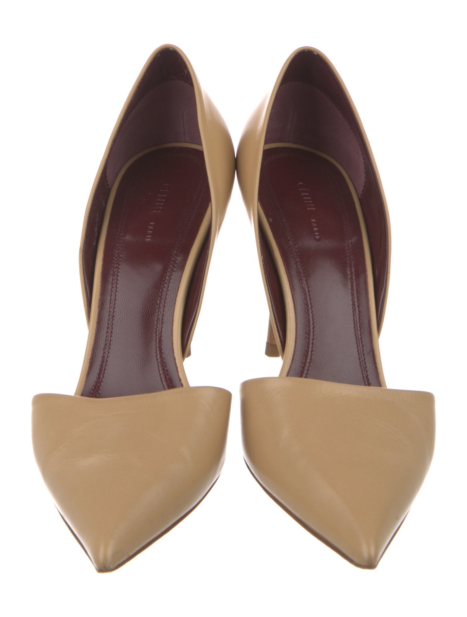 Celine Leather D'Orsay Pumps