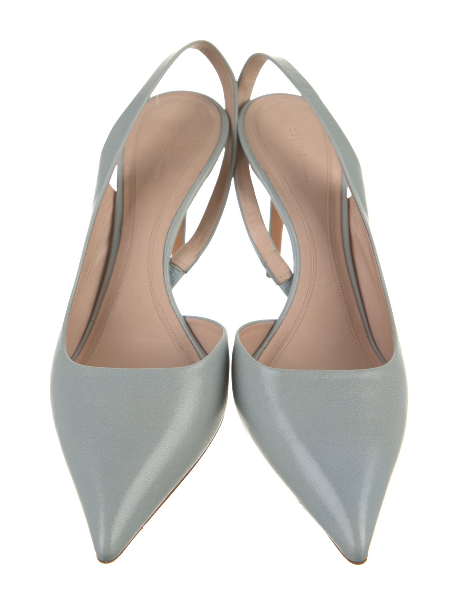 Celine Leather Slingback Pumps