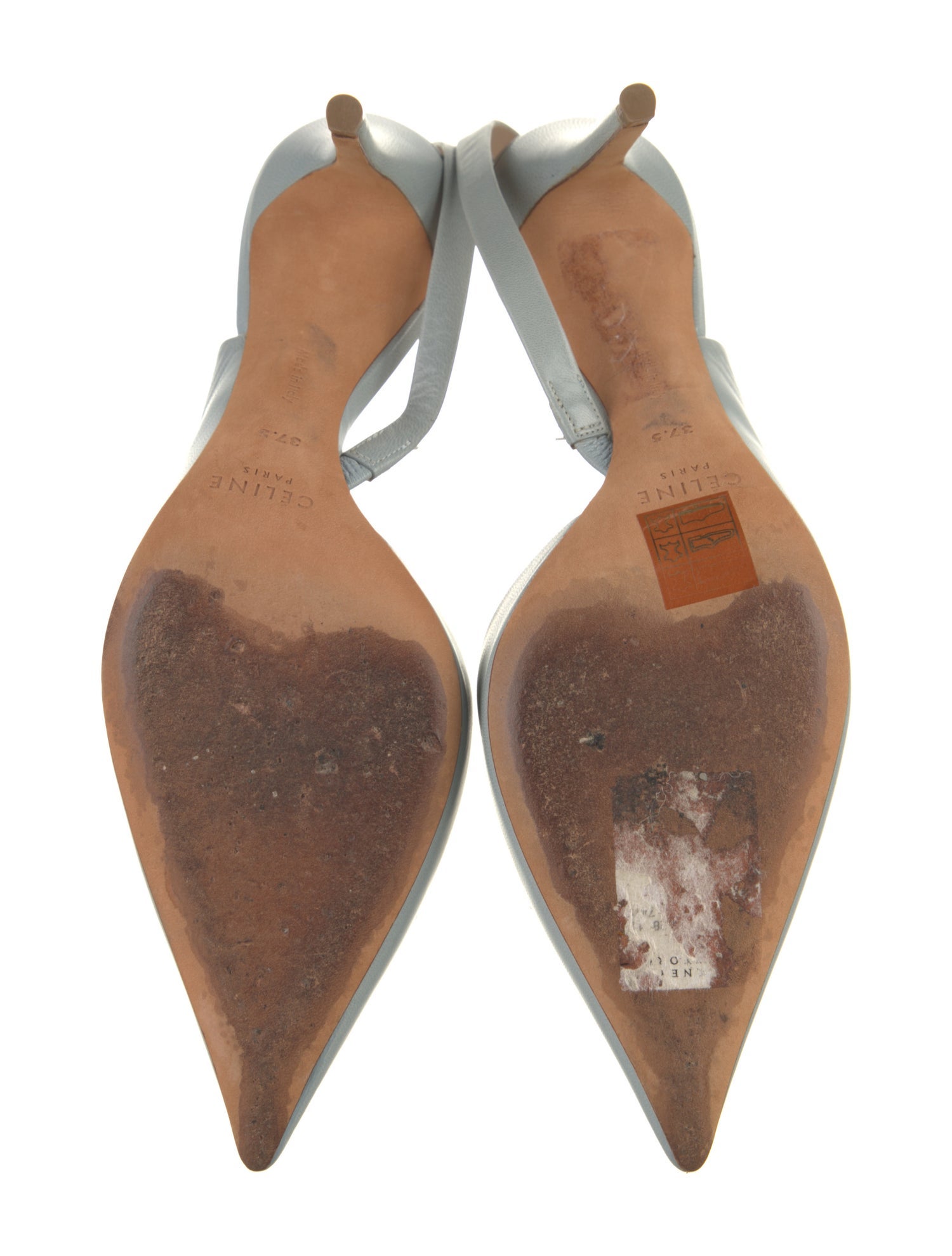 Celine Leather Slingback Pumps