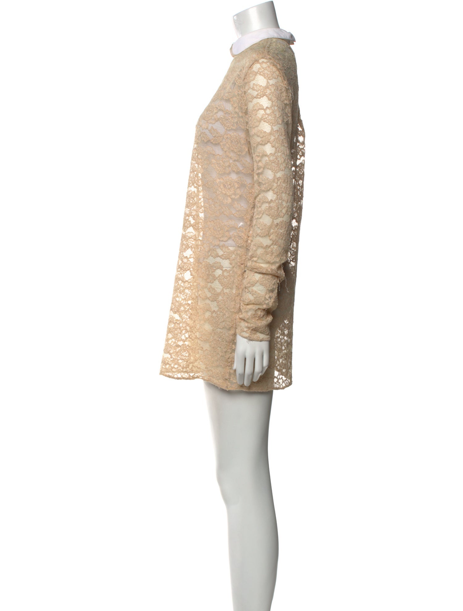 Celine Mock Neck Mini Dress