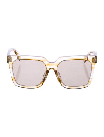 Celine Square Tinted Sunglasses