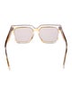 Celine Square Tinted Sunglasses