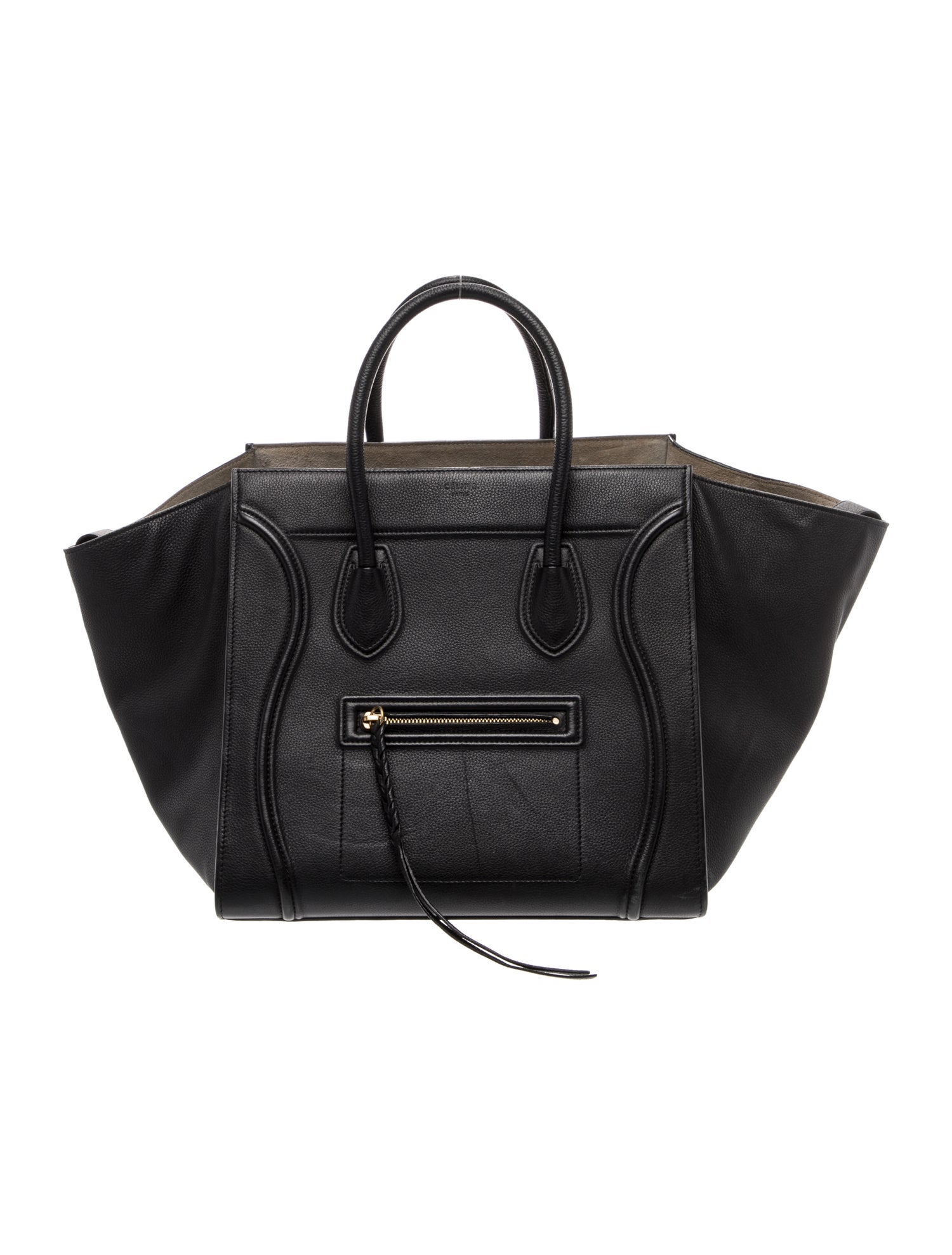 Celine Leather Luggage Phantom Medium
