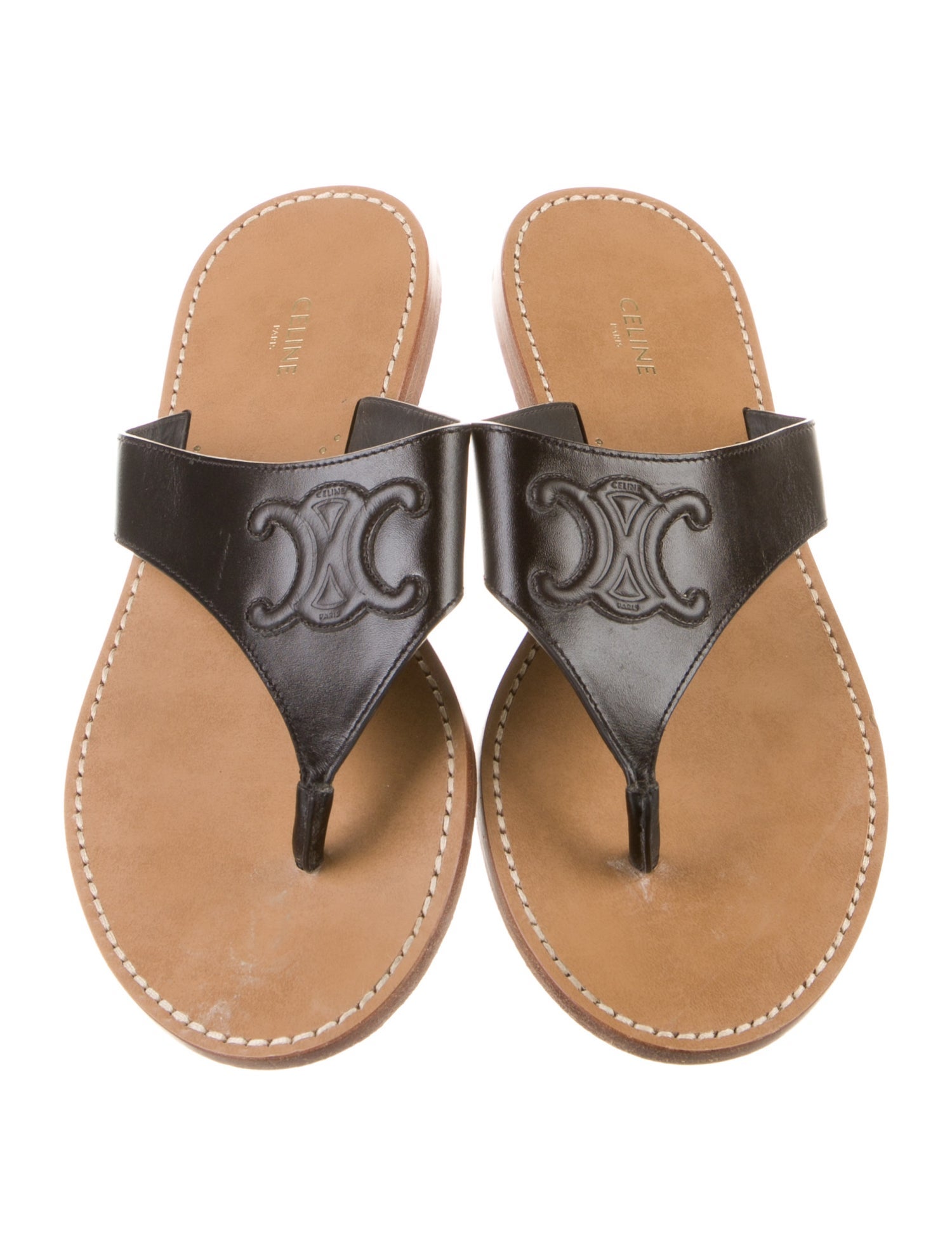 Celine Leather Slides