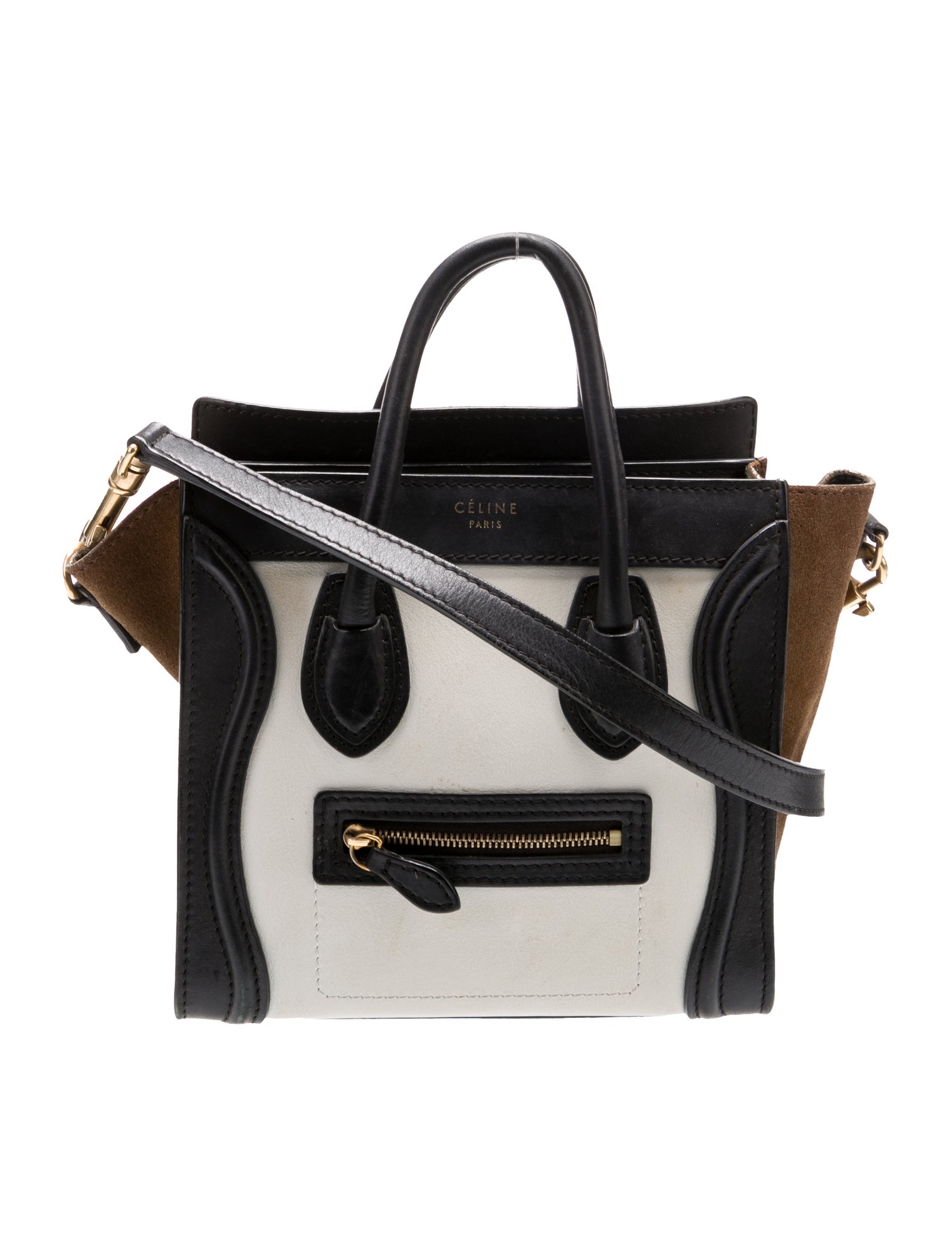 Celine Leather Luggage Nano