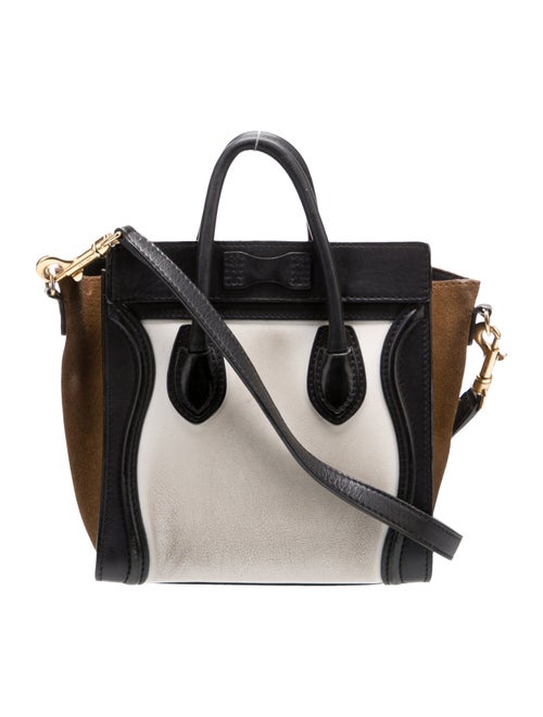 Celine Leather Luggage Nano