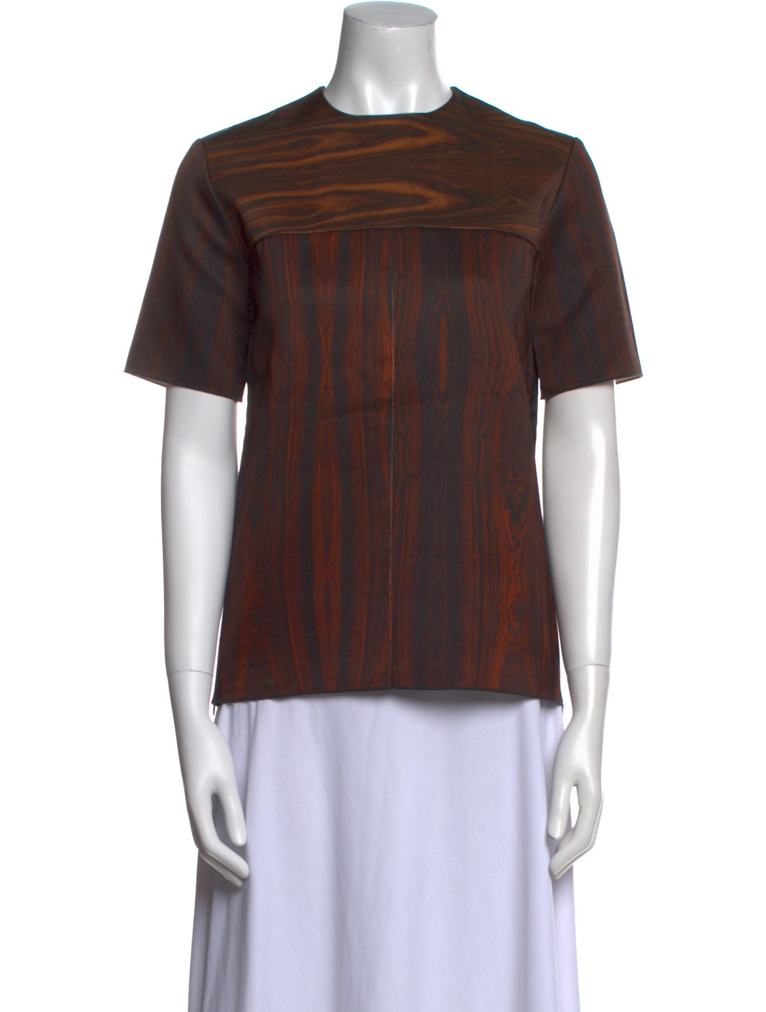 Celine 2011 Wood Grain T-Shirt