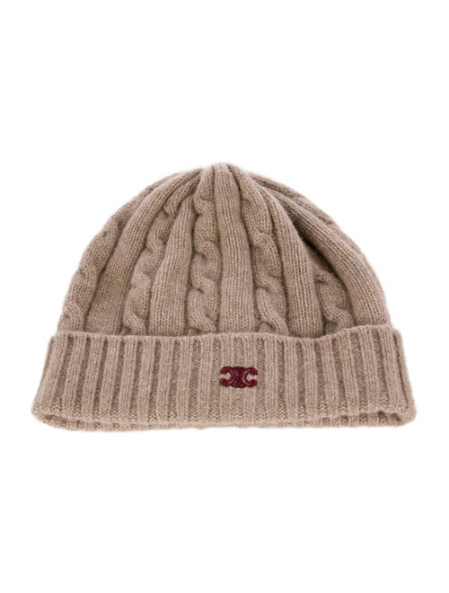 Celine Cashmere Triomphe Beanie