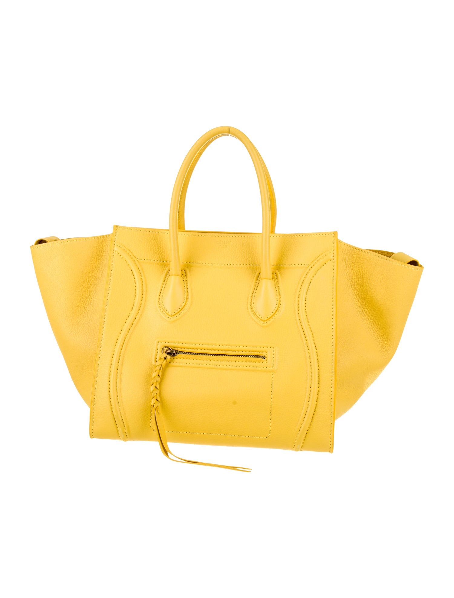 Celine Leather Luggage Phantom Medium