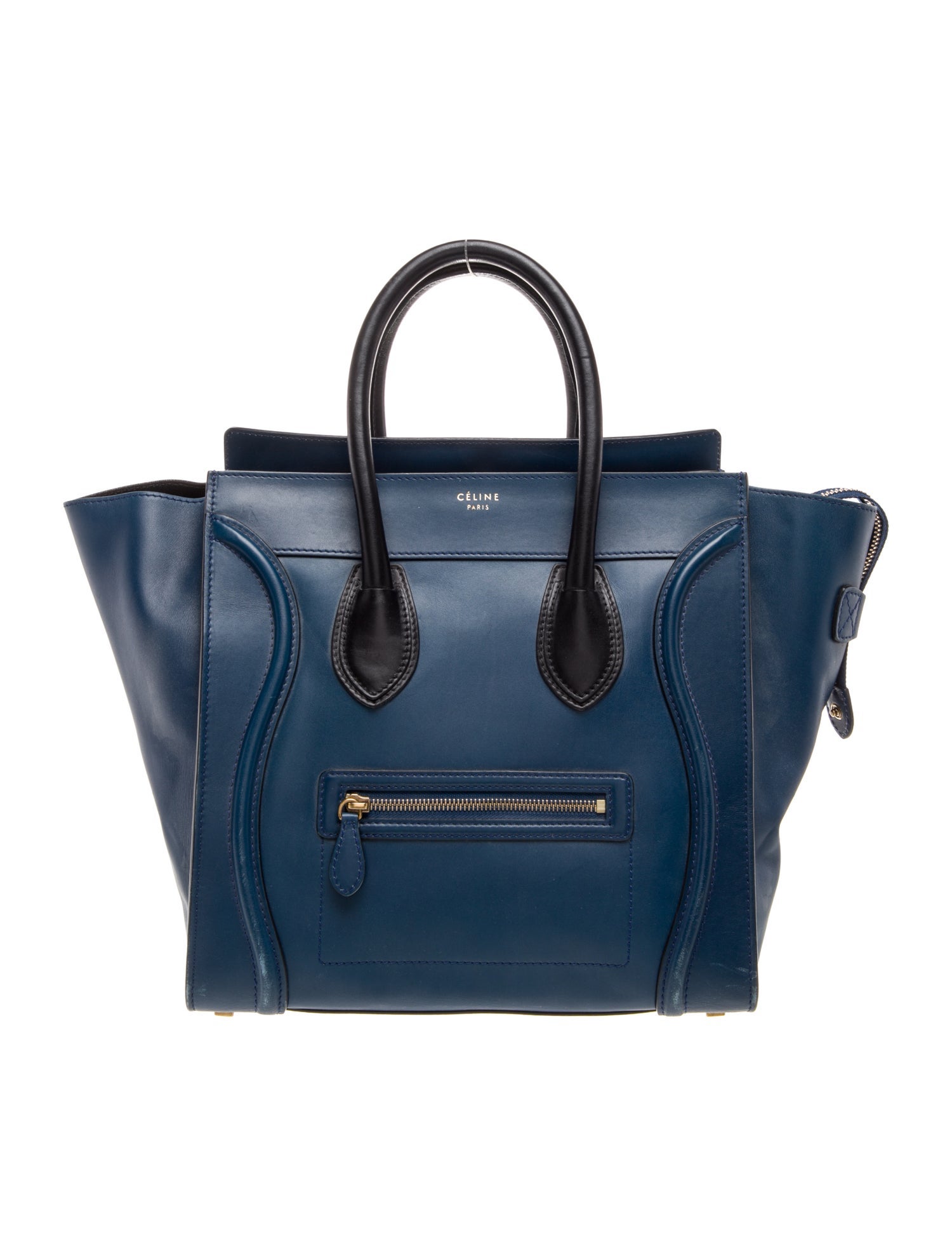 Celine Leather Luggage Micro