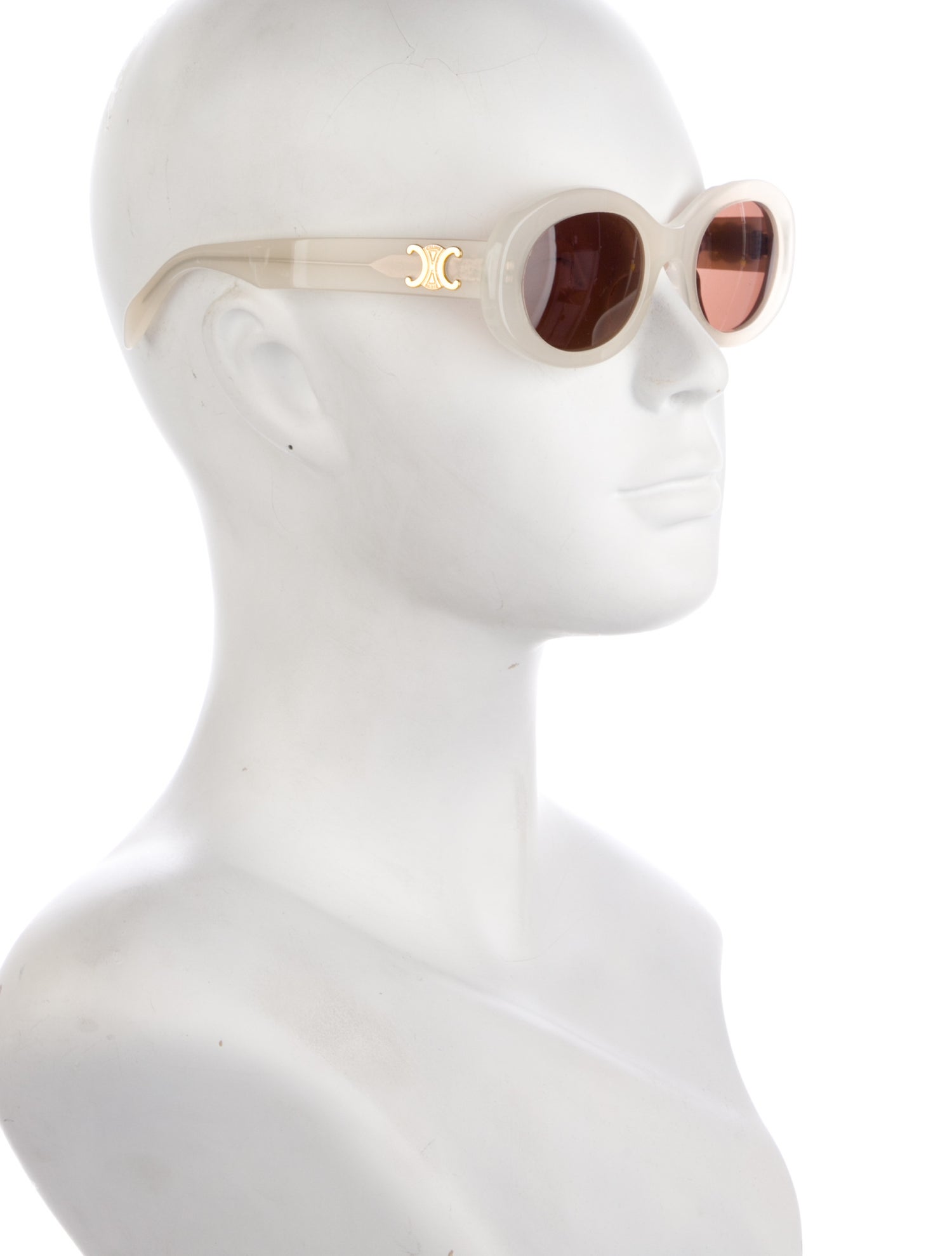 Celine Round Tinted Sunglasses
