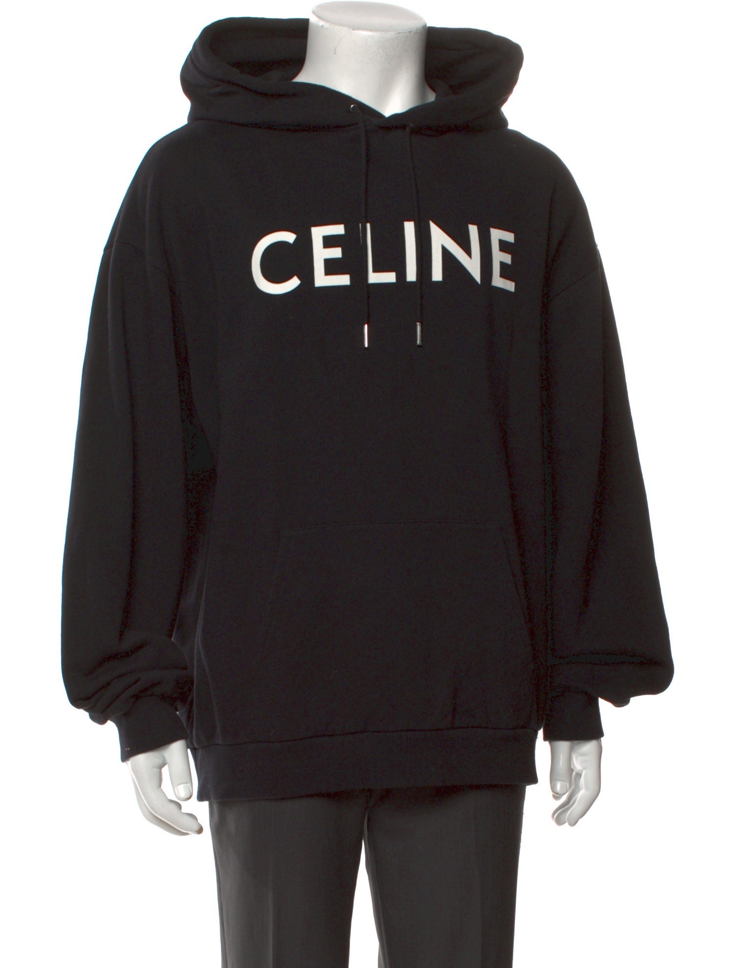 Celine Graphic Print Crew Neck Hoodie
