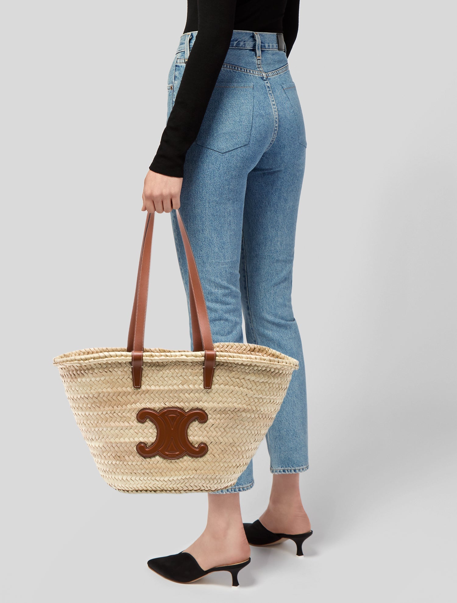 Celine Raffia Classic Panier Large 2023