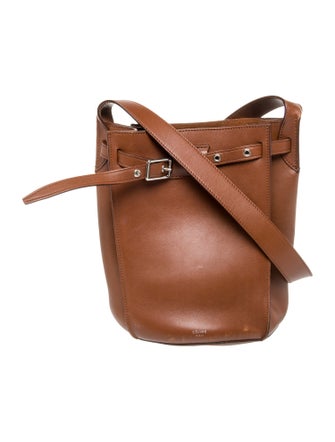 Celine Leather Big Bucket w/Strap
