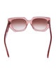 Celine Lunettes de Soleil Oversize Sunglasses