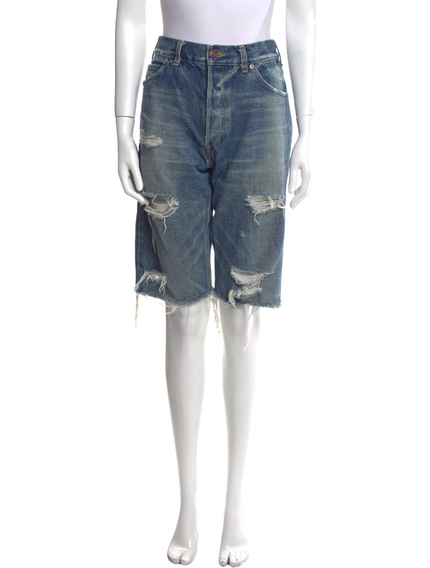 Celine High-Rise Straight Leg Jeans