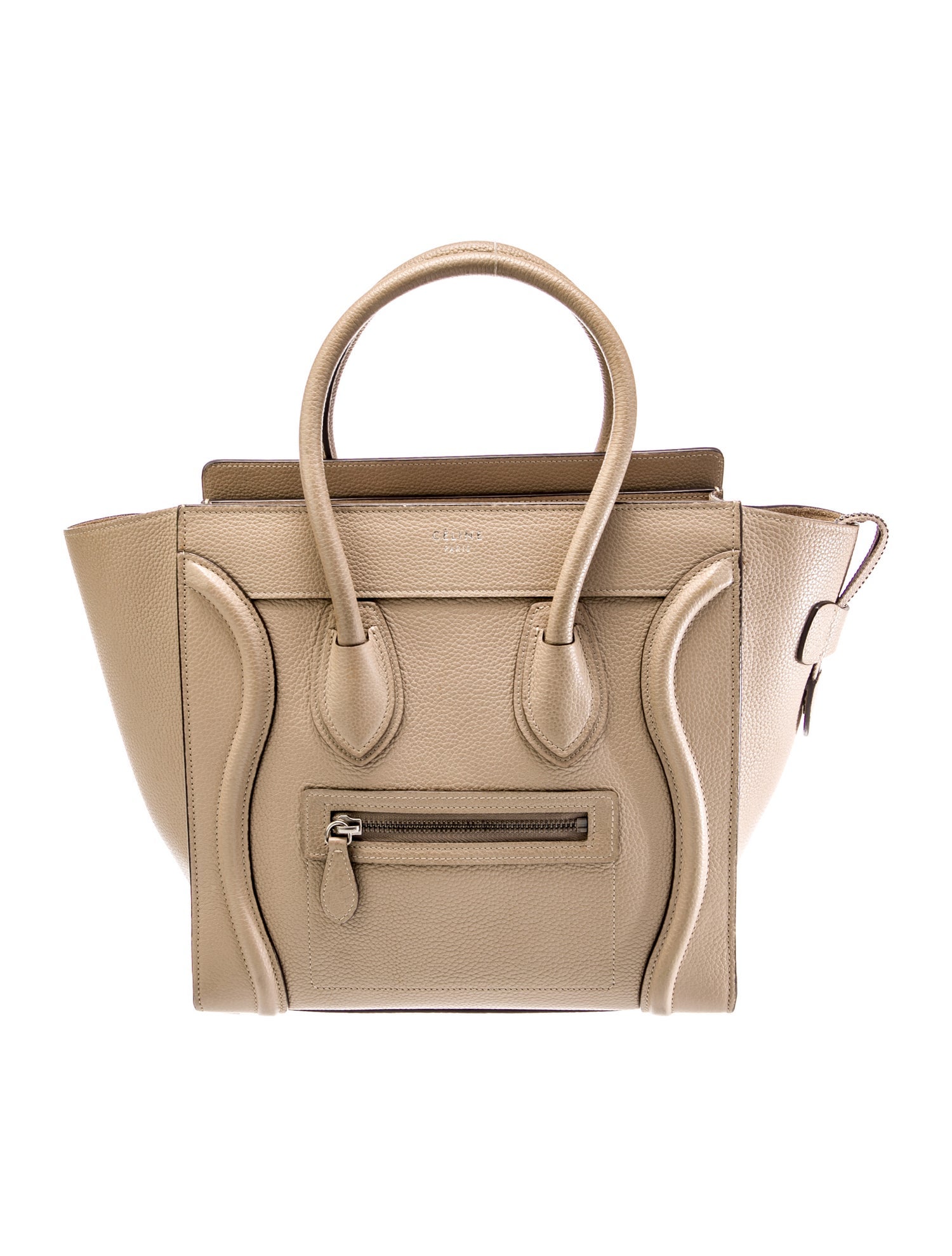Celine Leather Luggage Micro