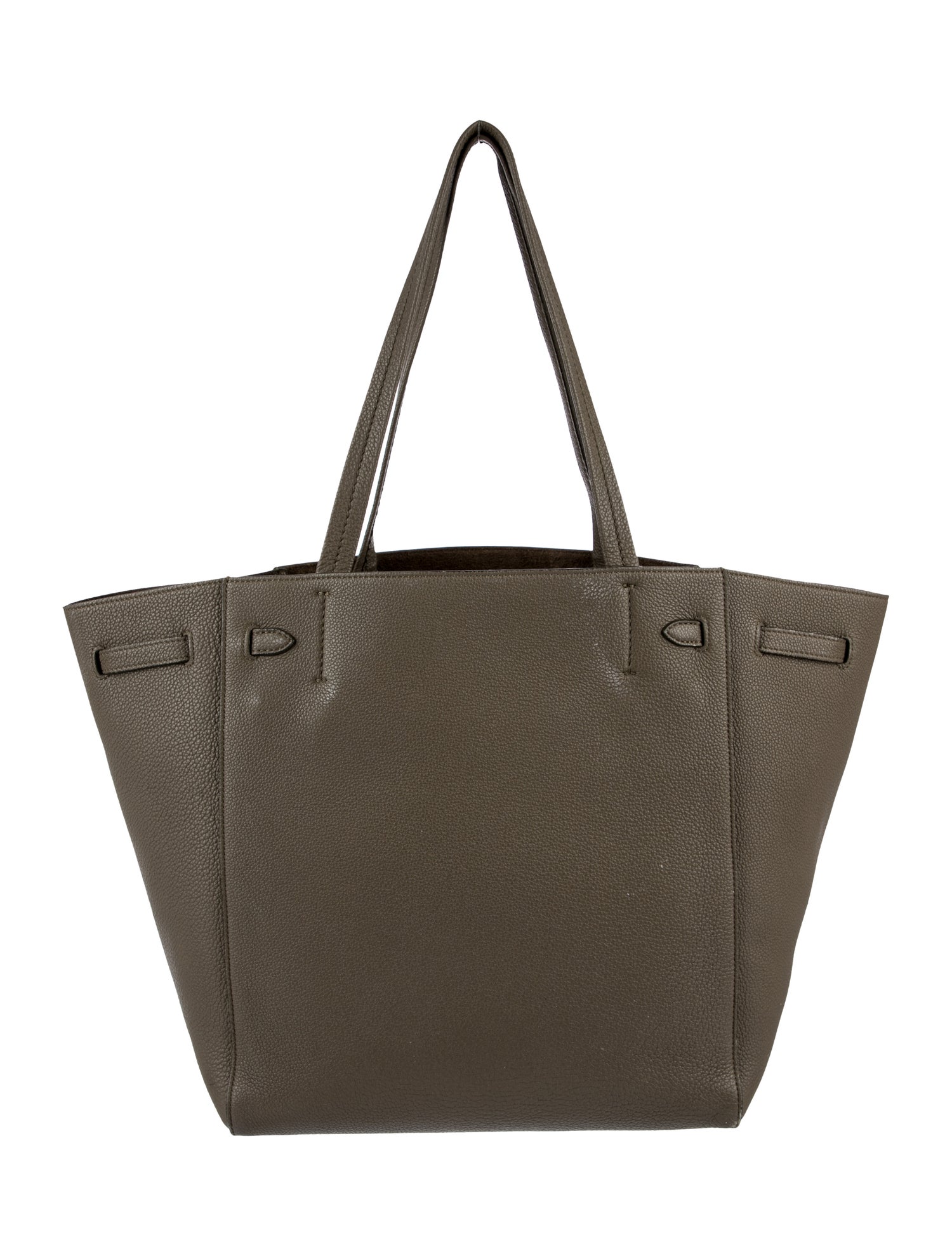 Celine Leather Cabas Phantom w/Belt Small