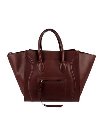Celine Leather Luggage Phantom Medium