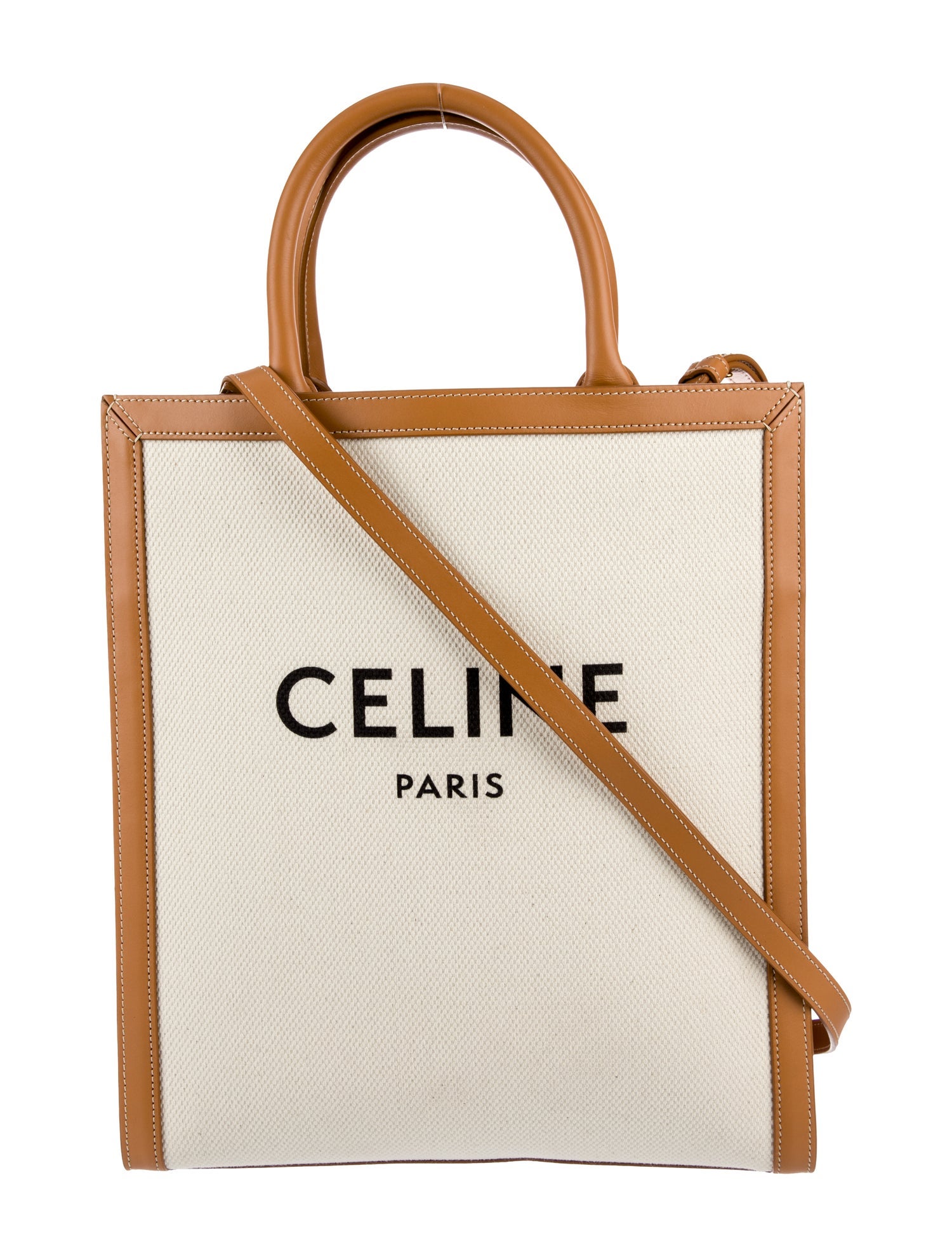 Celine Leather Vertical Cabas