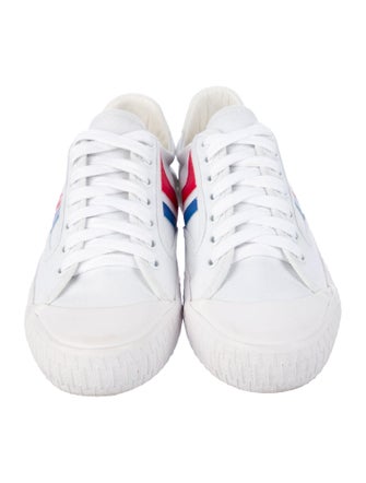 Celine Canvas Colorblock Pattern Sneakers