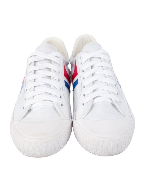 Celine Canvas Colorblock Pattern Sneakers