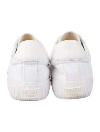 Celine Canvas Colorblock Pattern Sneakers