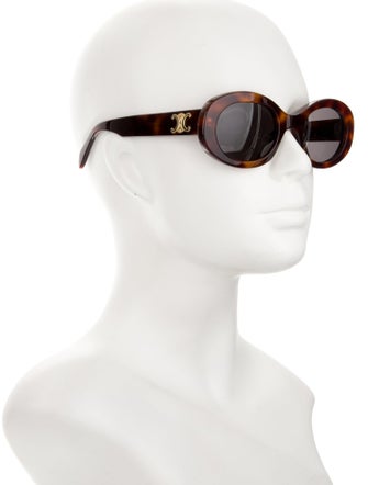 Celine Round Tinted Sunglasses