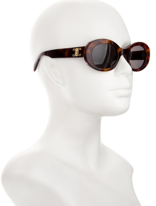 Celine Round Tinted Sunglasses