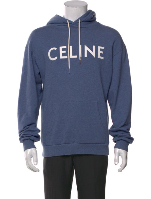 Celine Graphic Print Crew Neck Hoodie