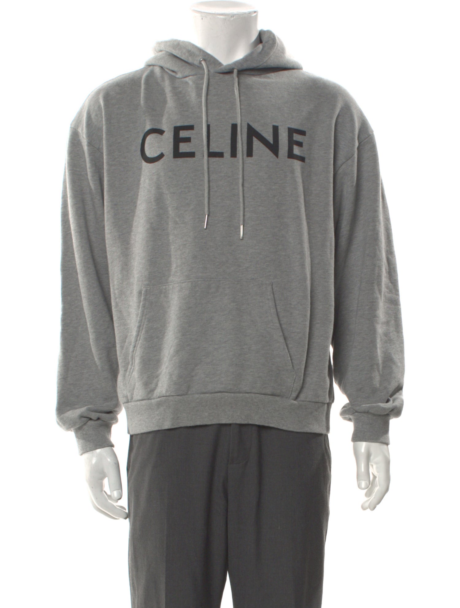 Celine Graphic Print Crew Neck Hoodie