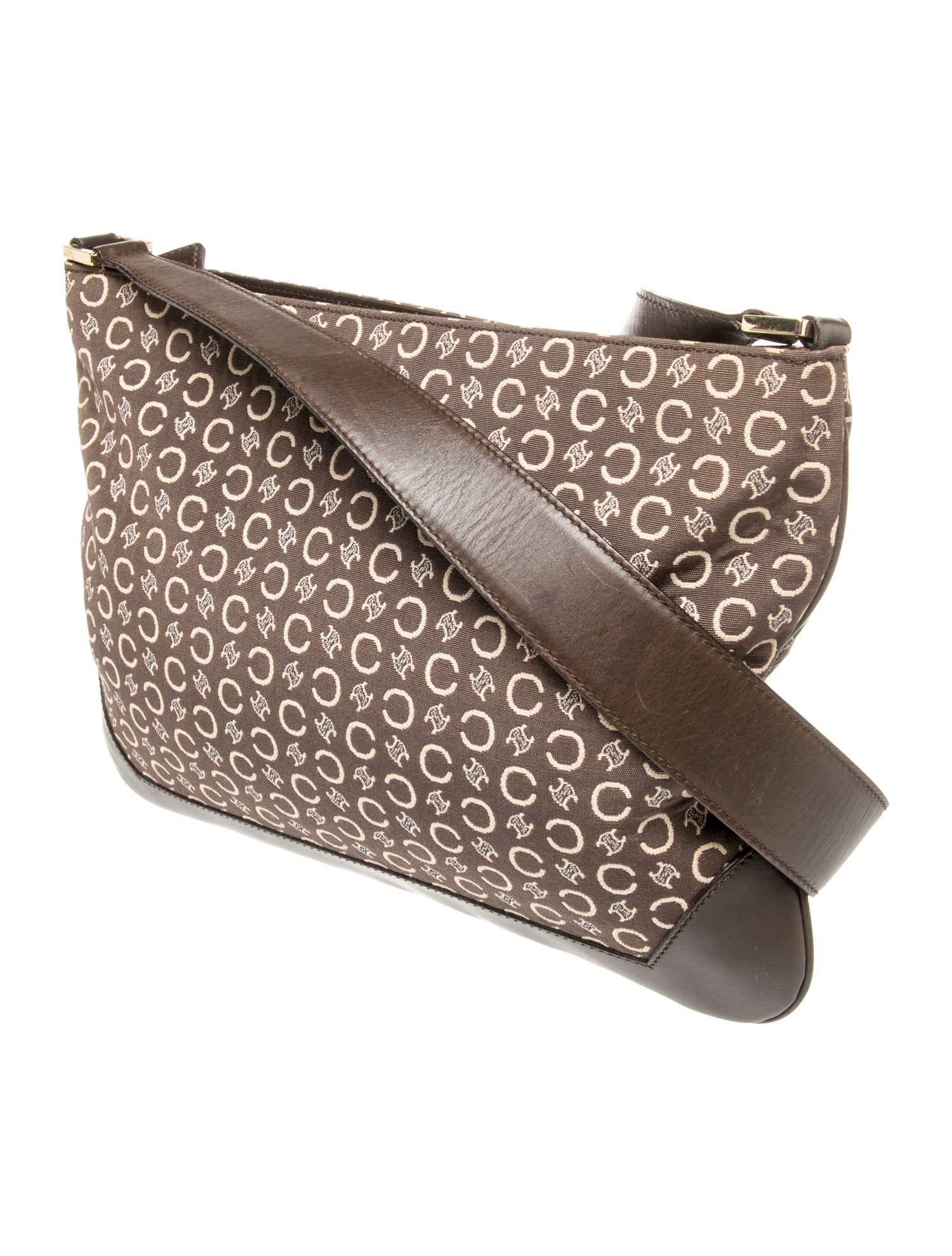 Celine Canvas Shoulder Bag