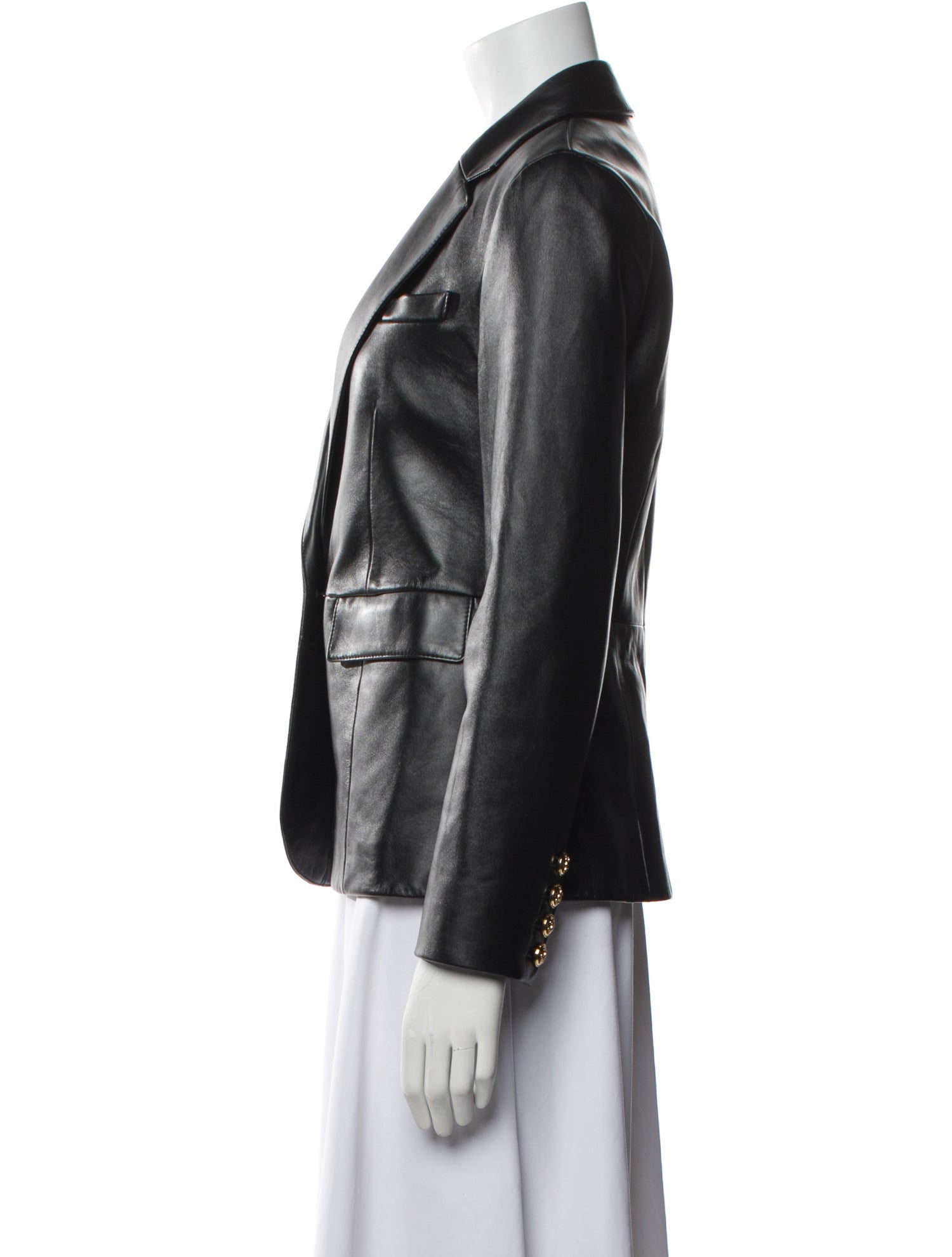 Celine Leather Blazer