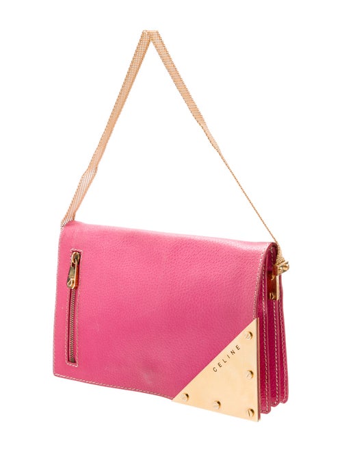 Celine Leather Top Handle Bag Vintage