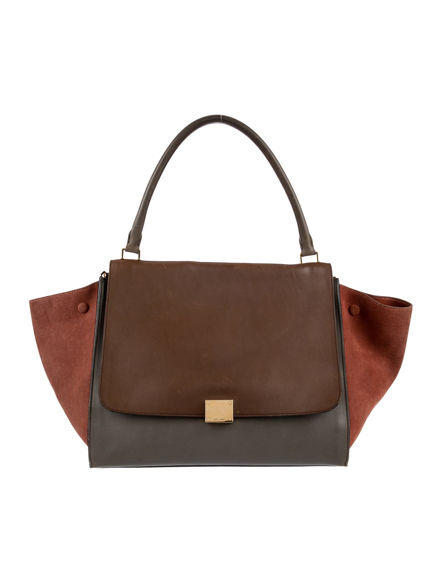 Celine Leather Trapeze Large