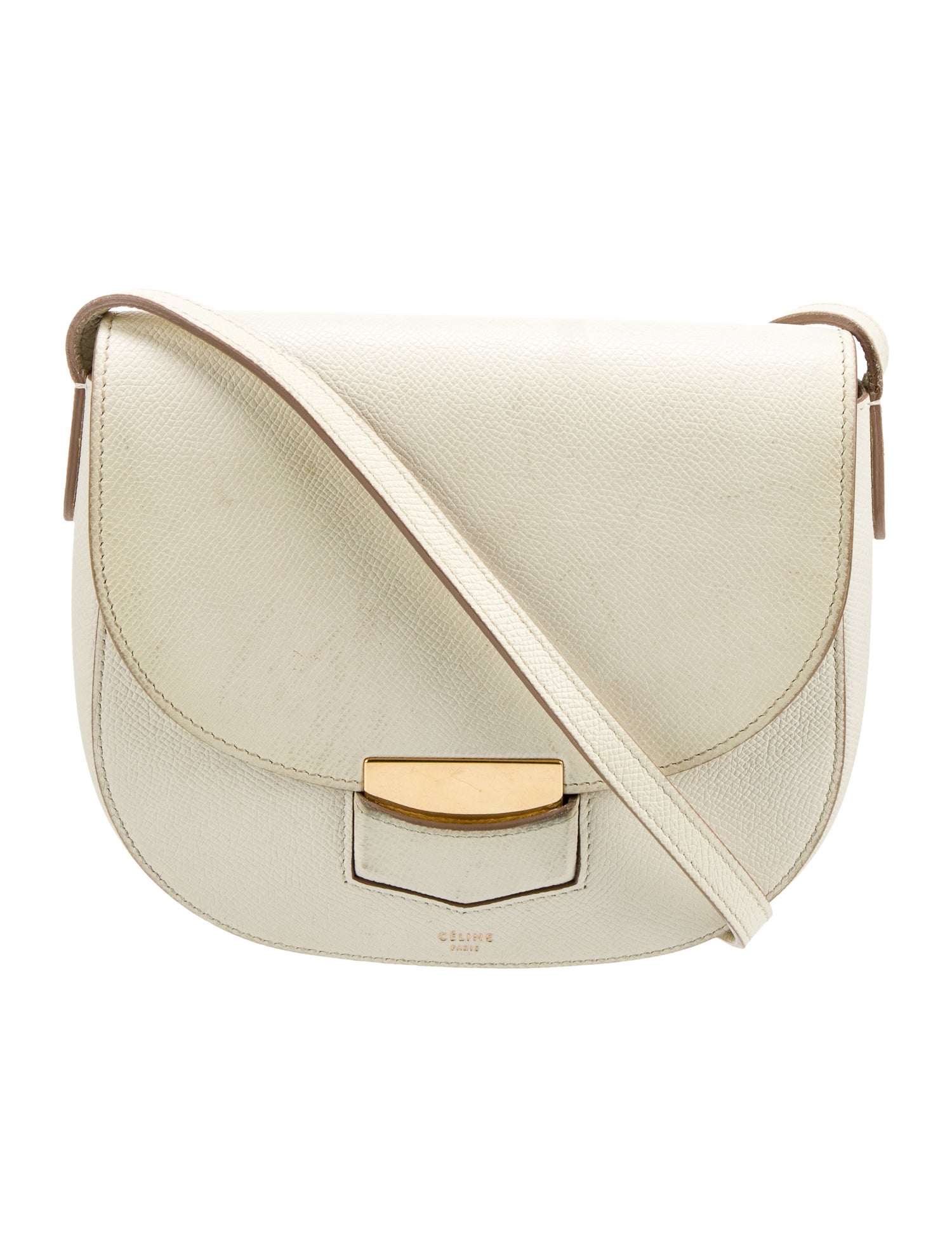 Celine Leather Trotteur Small