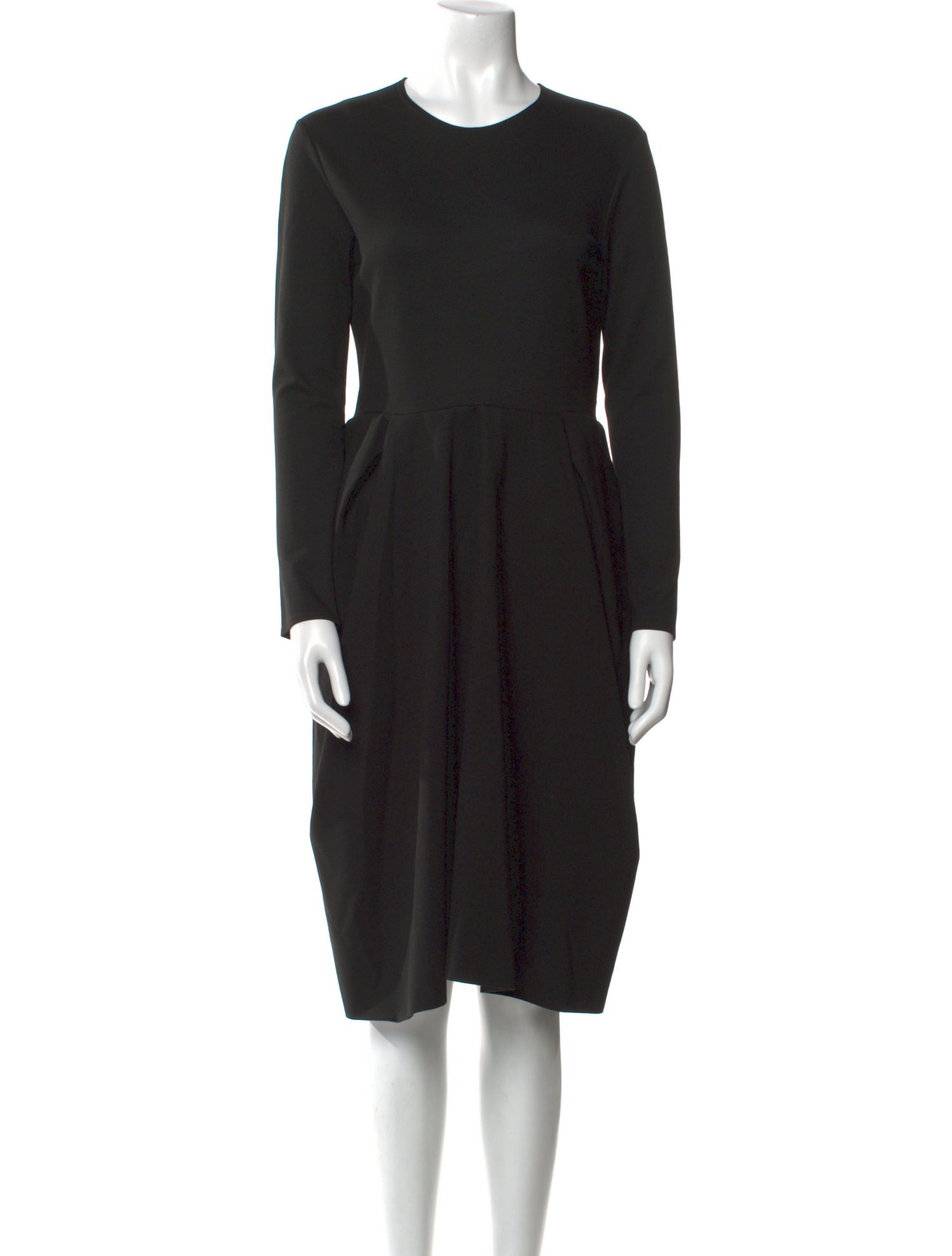 Celine Crew Neck Knee-Length Dress