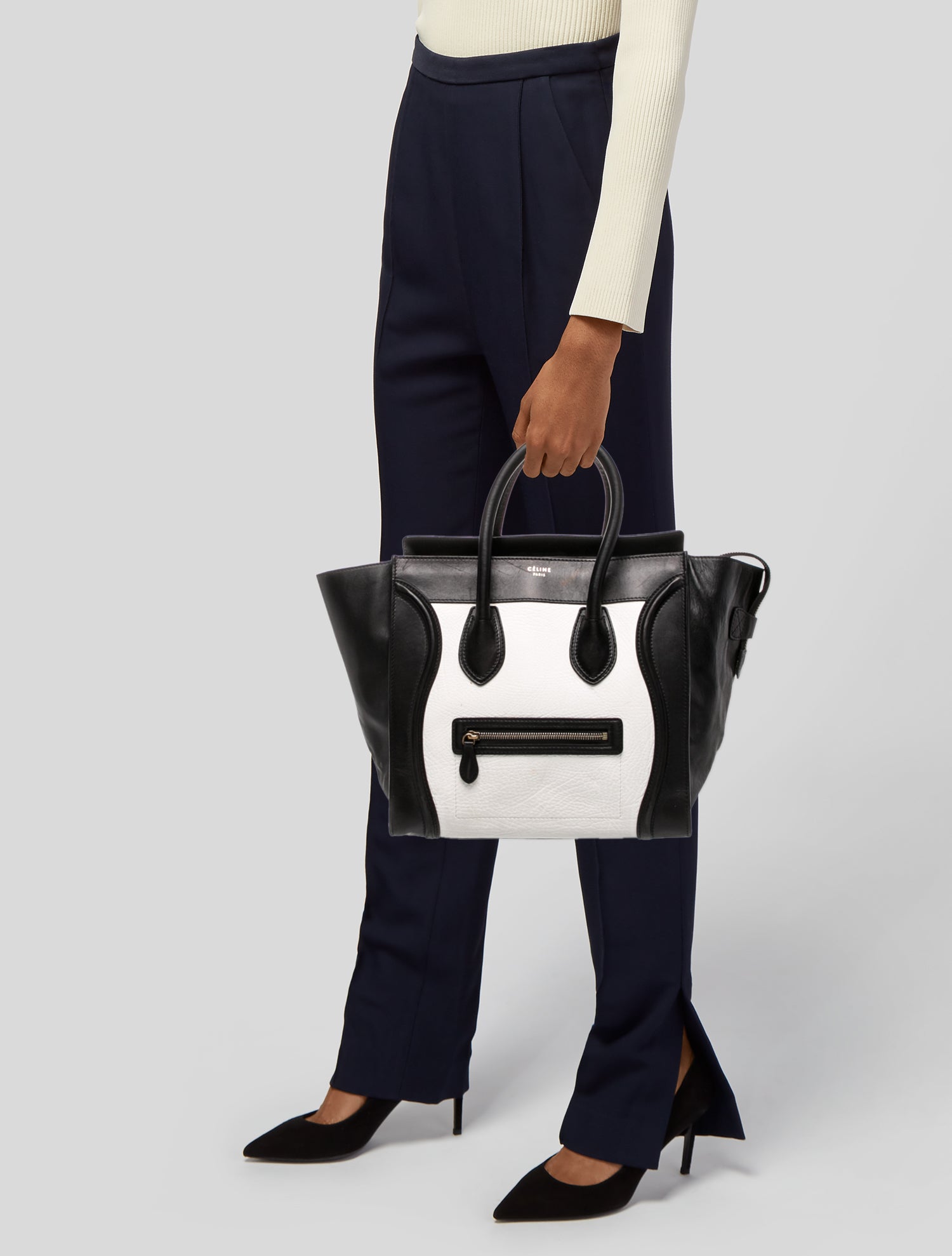 Celine Leather Luggage Mini