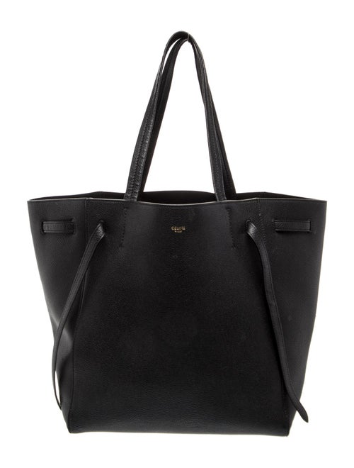 Celine Leather Cabas Phantom w/Belt Small