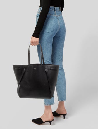 Celine Leather Cabas Phantom w/Belt Small