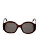 Celine Square Tinted Sunglasses