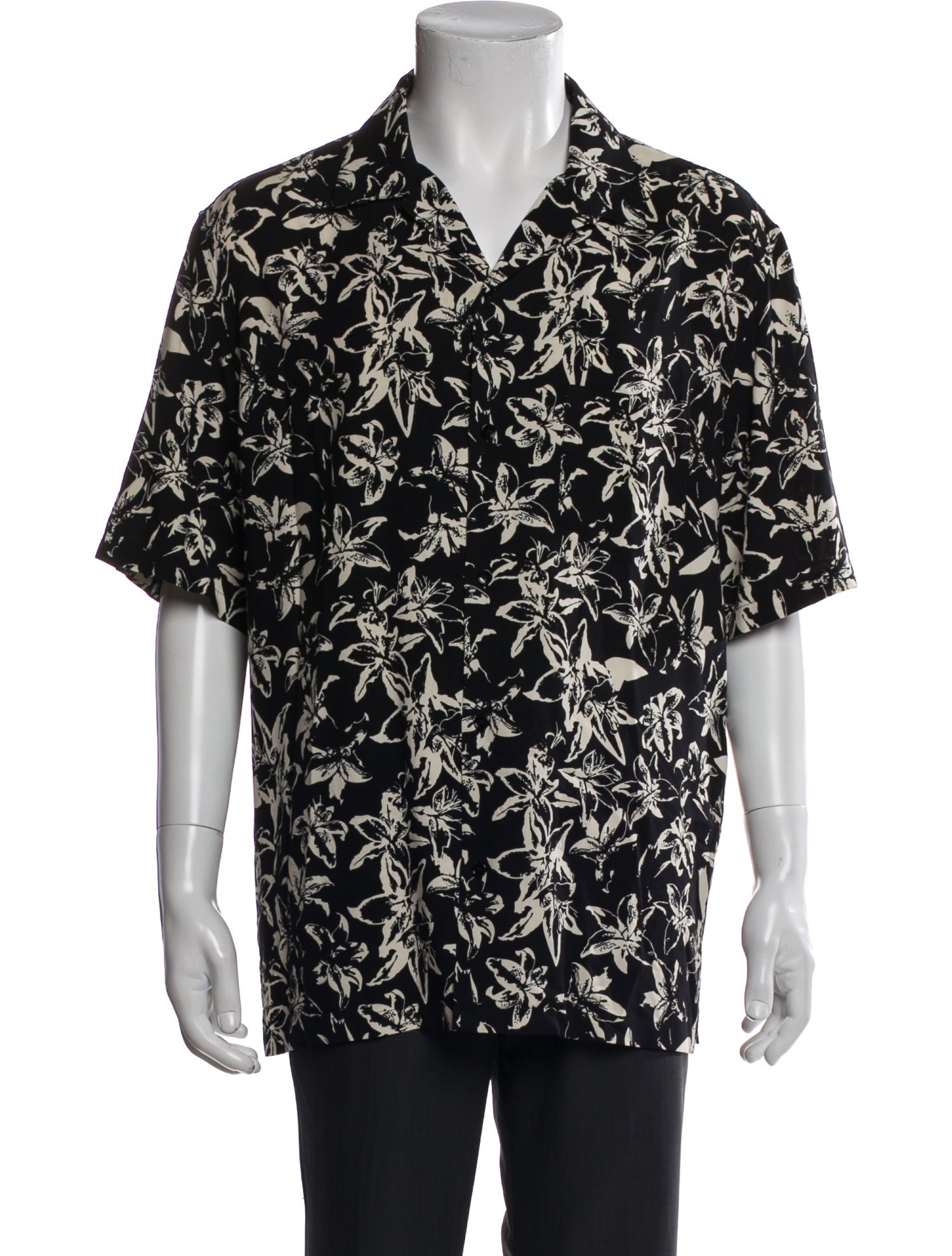 Celine Silk Floral Print Shirt