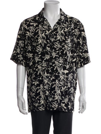Celine Silk Floral Print Shirt