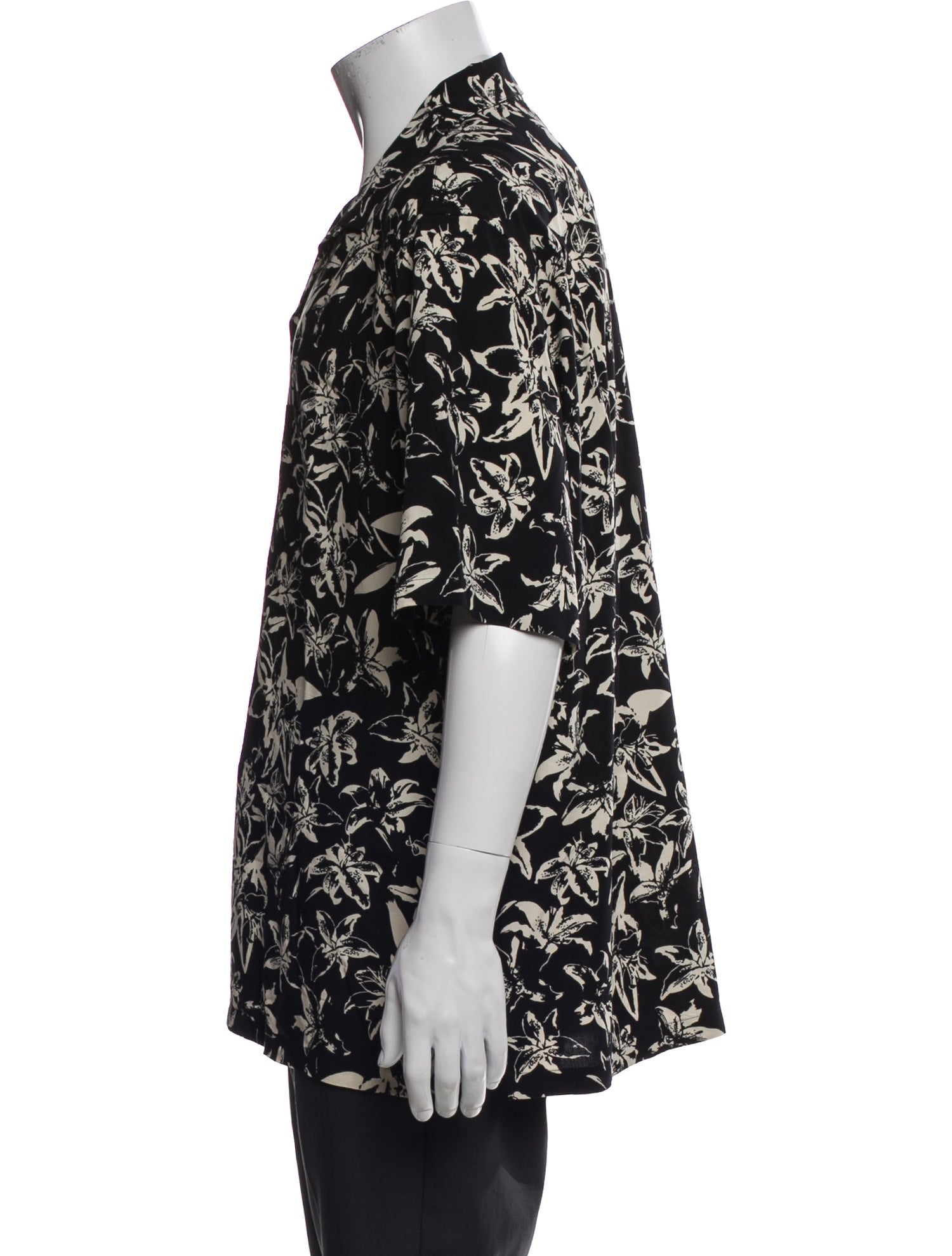 Celine Silk Floral Print Shirt